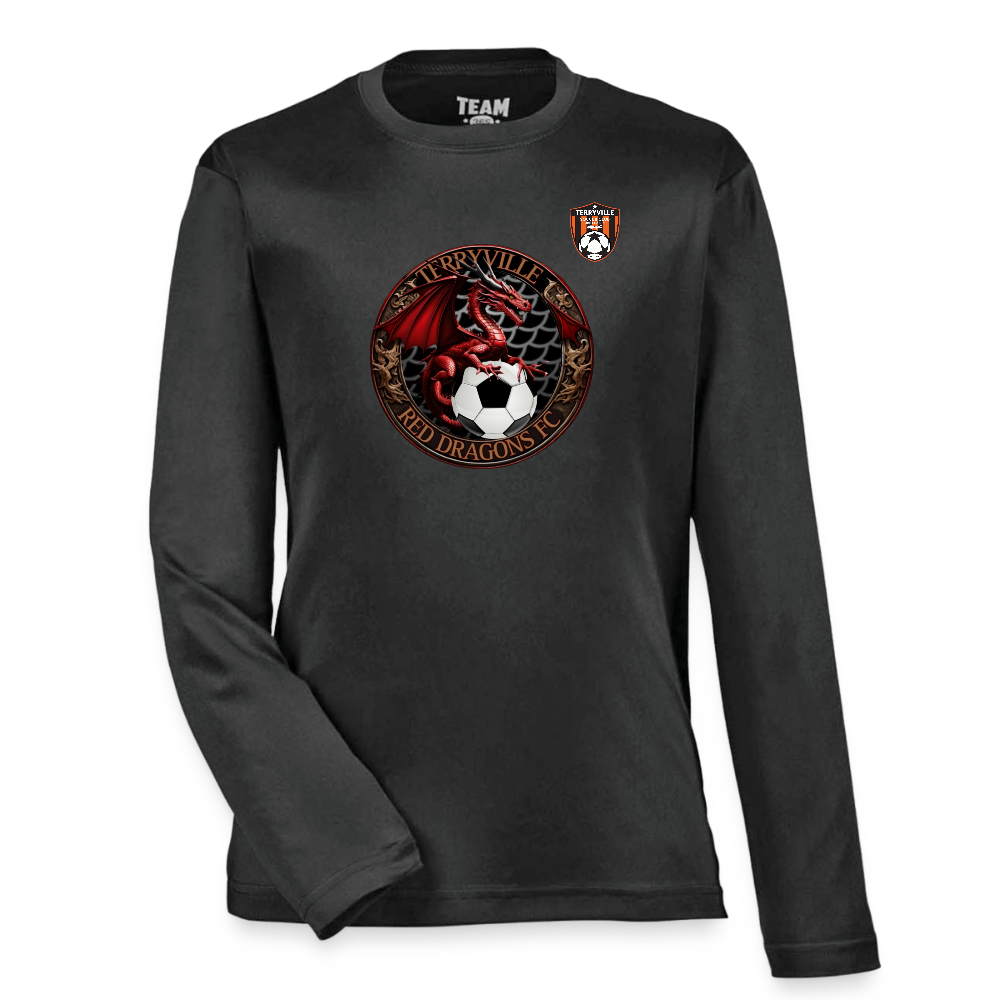 Youth Zone Performance Long-Sleeve T-Shirt - black