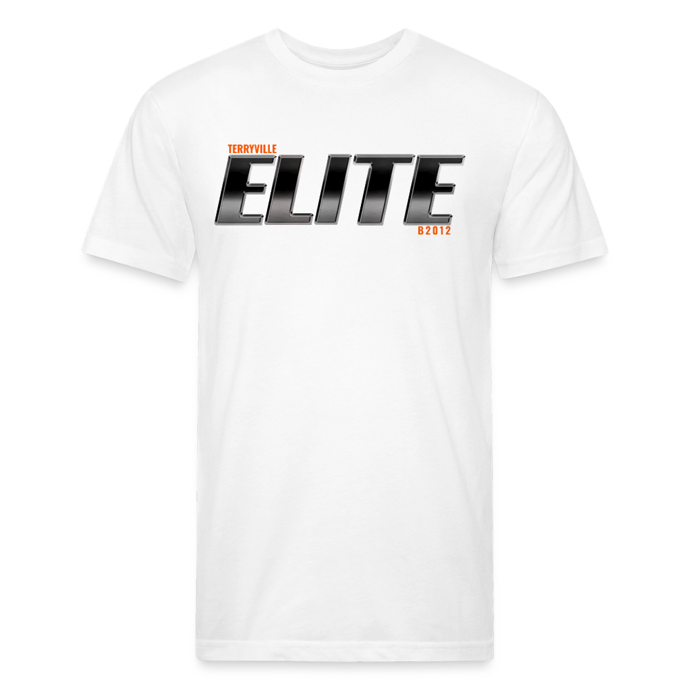 Fitted Cotton/Poly T-Shirt by Next Level - white