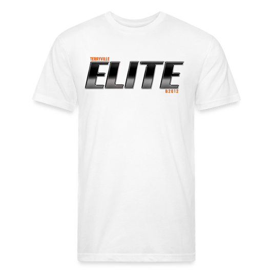 Fitted Cotton/Poly T-Shirt by Next Level - white
