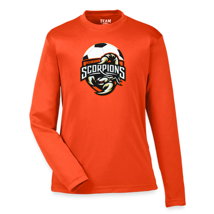 Youth Zone Performance Long-Sleeve T-Shirt - orange