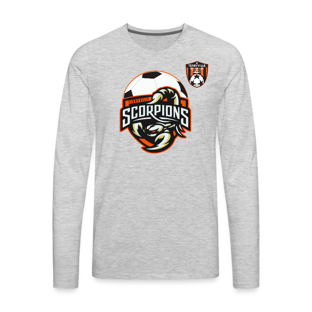 Men's Premium Long Sleeve T-Shirt - heather gray
