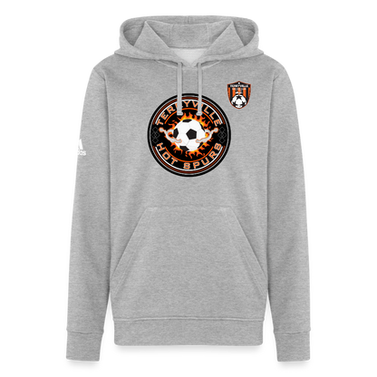 Adidas Unisex Fleece Hoodie - heather gray