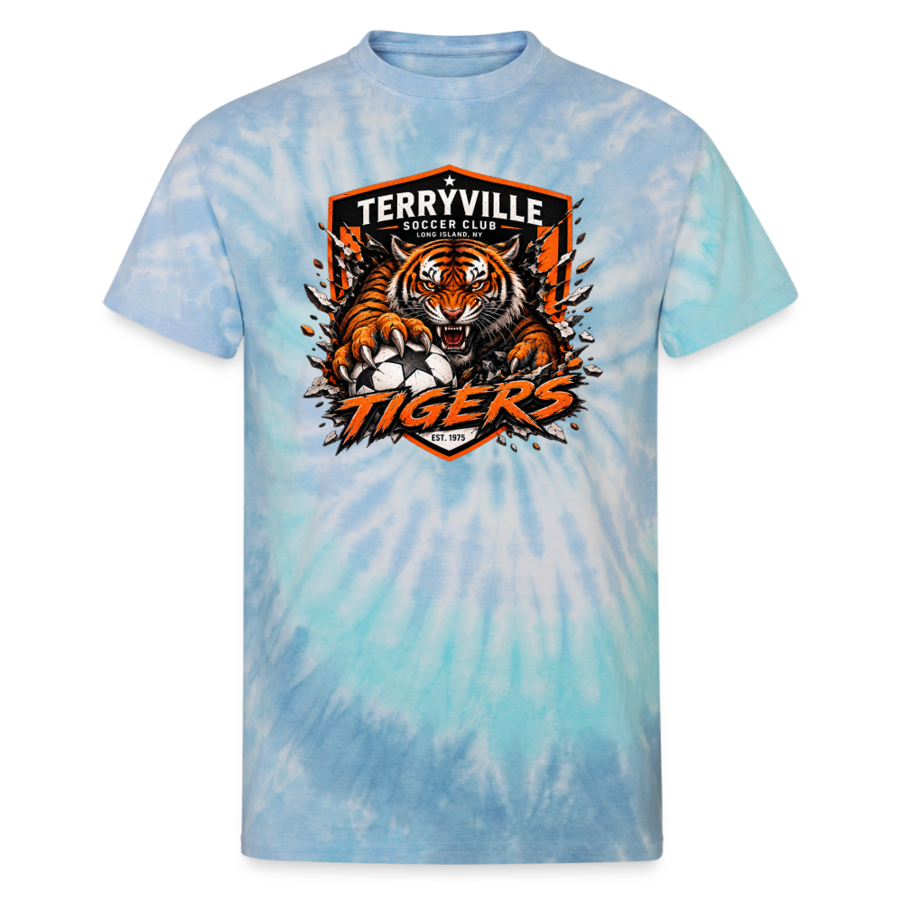 Unisex Tie Dye T-Shirt - blue lagoon