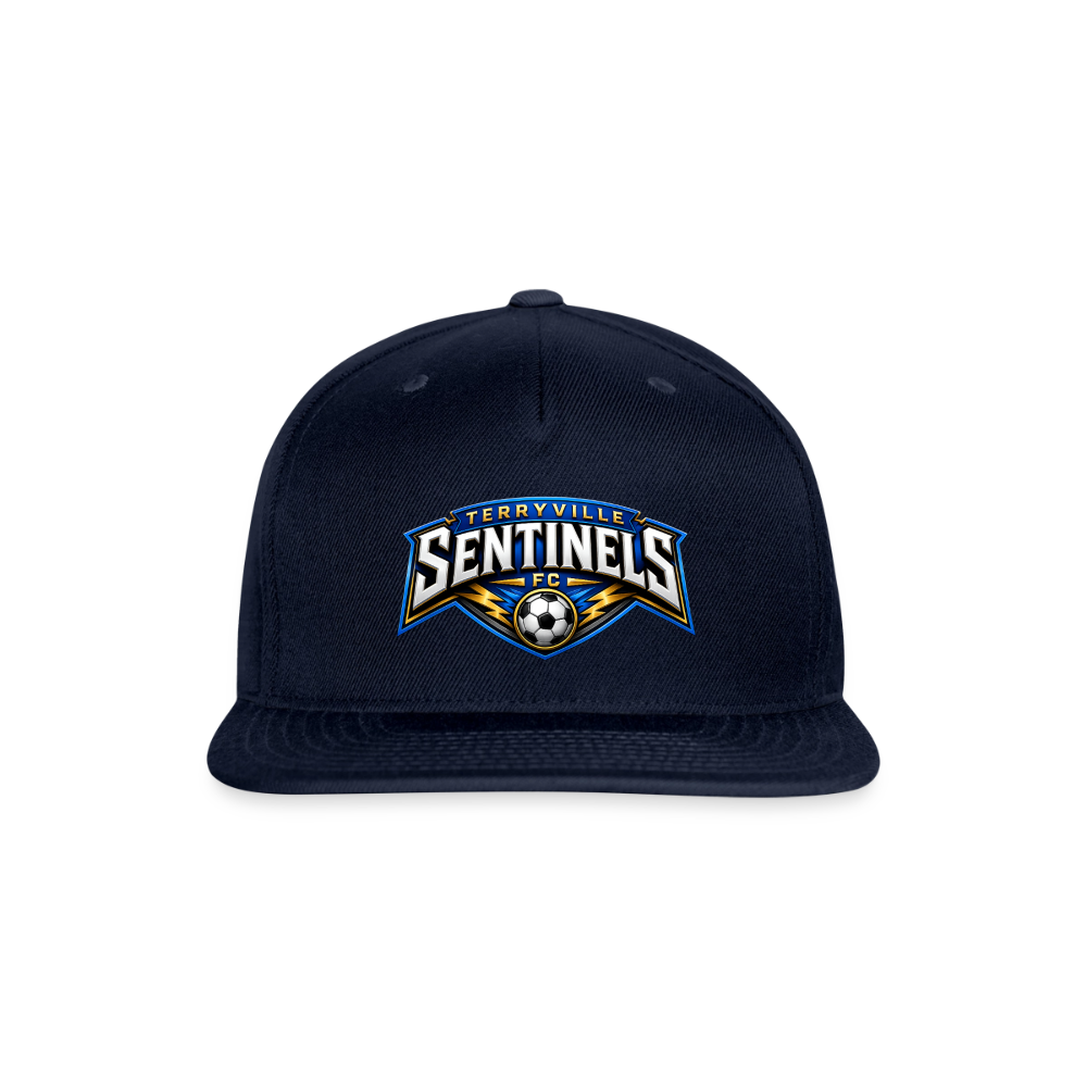 Snapback Baseball Cap - navy