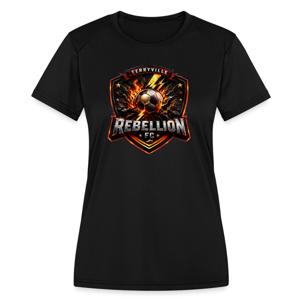 Women's Moisture Wicking Performance T-Shirt - black