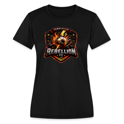 Women's Moisture Wicking Performance T-Shirt - black
