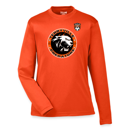 Youth Zone Performance Long-Sleeve T-Shirt - orange