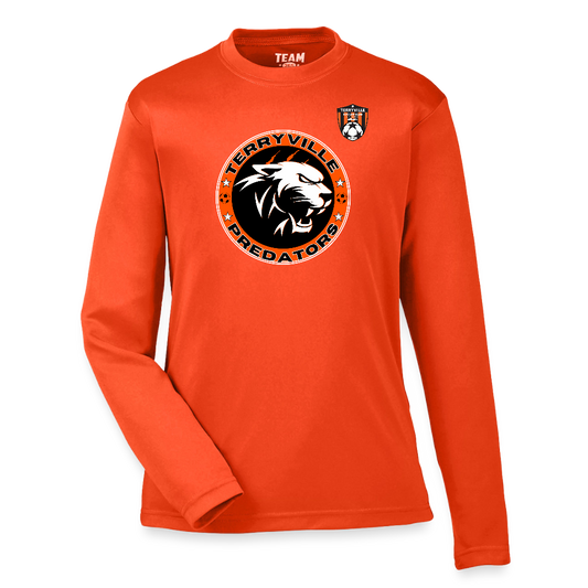 Youth Zone Performance Long-Sleeve T-Shirt - orange