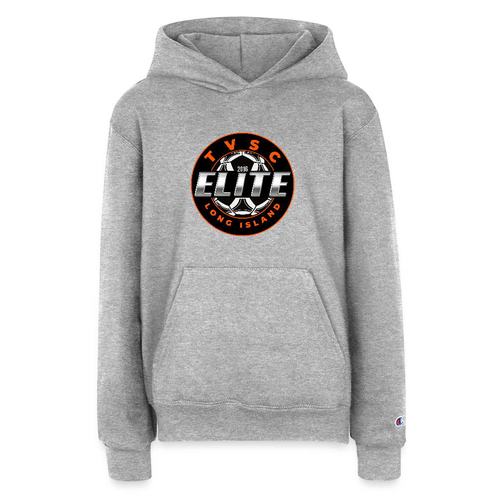 Champion Youth Hoodie - heather grey