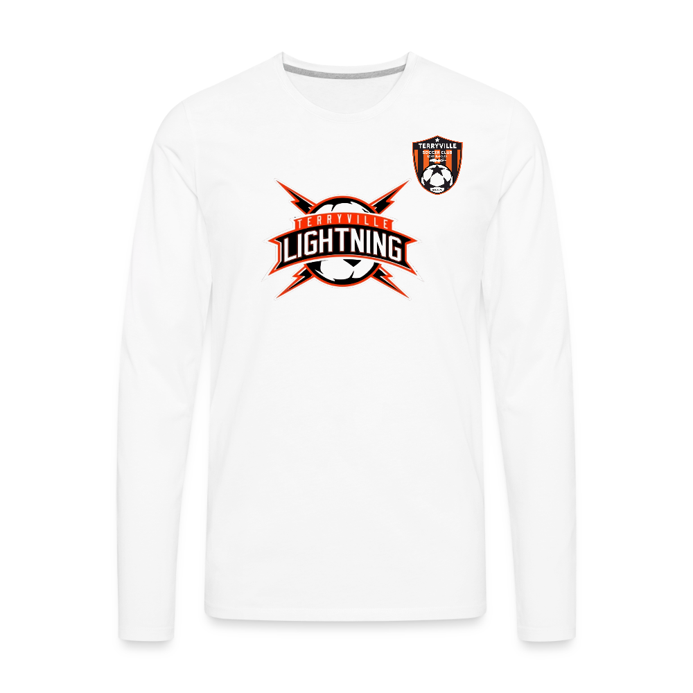 Men's Premium Long Sleeve T-Shirt - white
