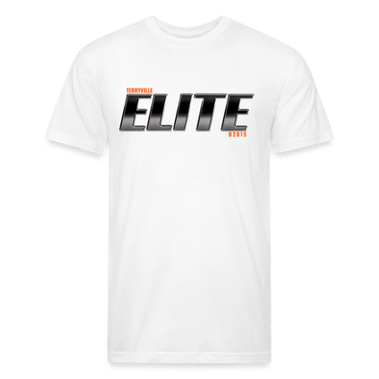 Fitted Cotton/Poly T-Shirt by Next Level - white