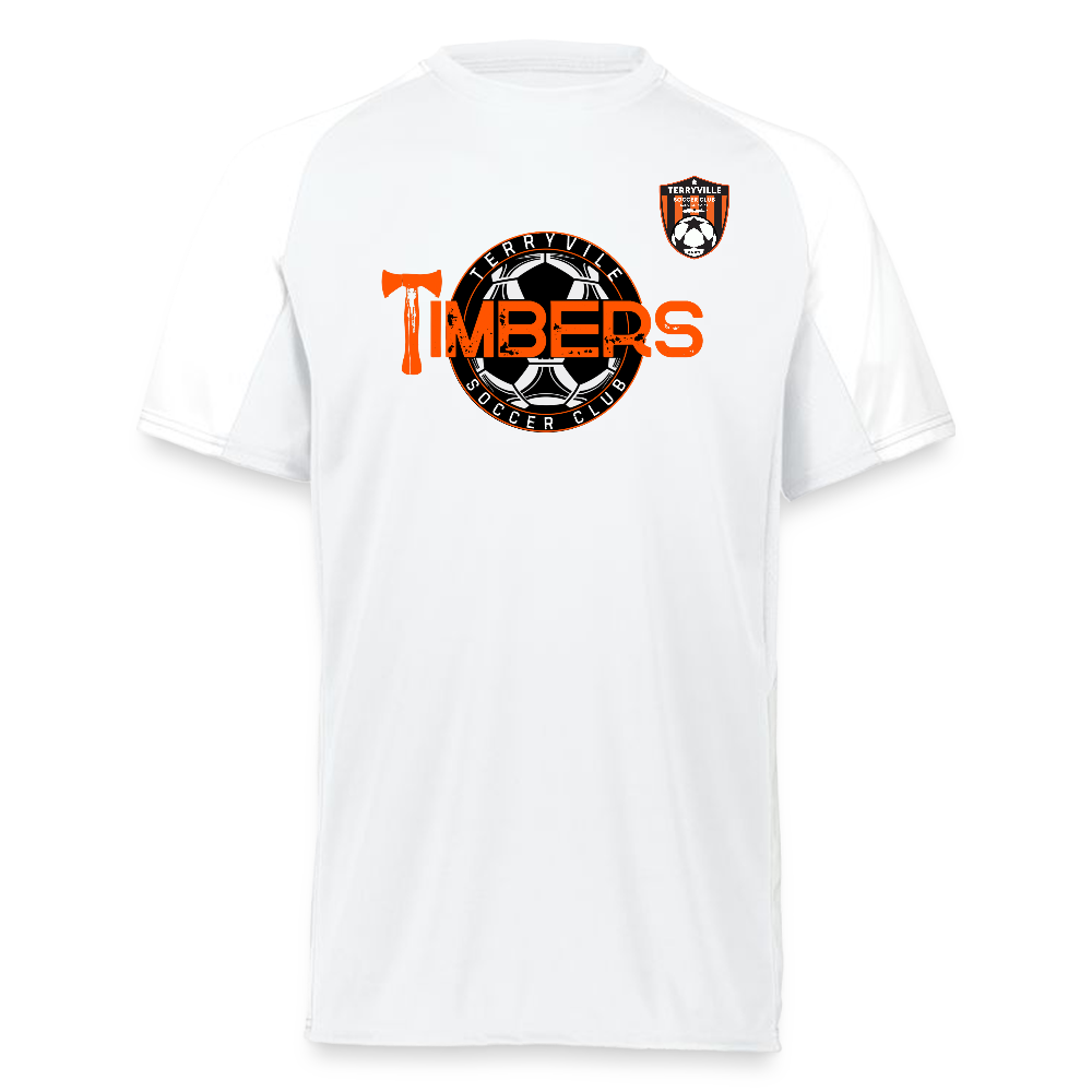 Augusta Sportswear Adult Cutter Jersey - white/white
