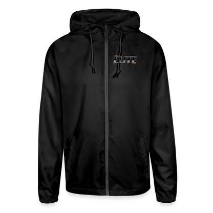 Unisex Lightweight Windbreaker Jacket - black