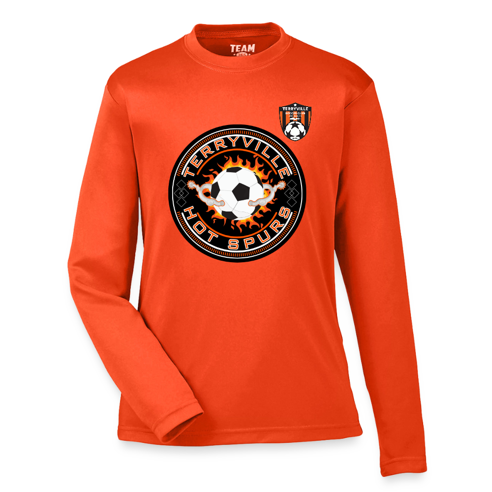 Youth Zone Performance Long-Sleeve T-Shirt - orange