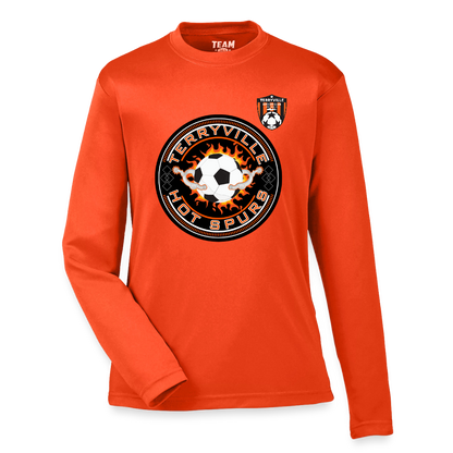 Youth Zone Performance Long-Sleeve T-Shirt - orange