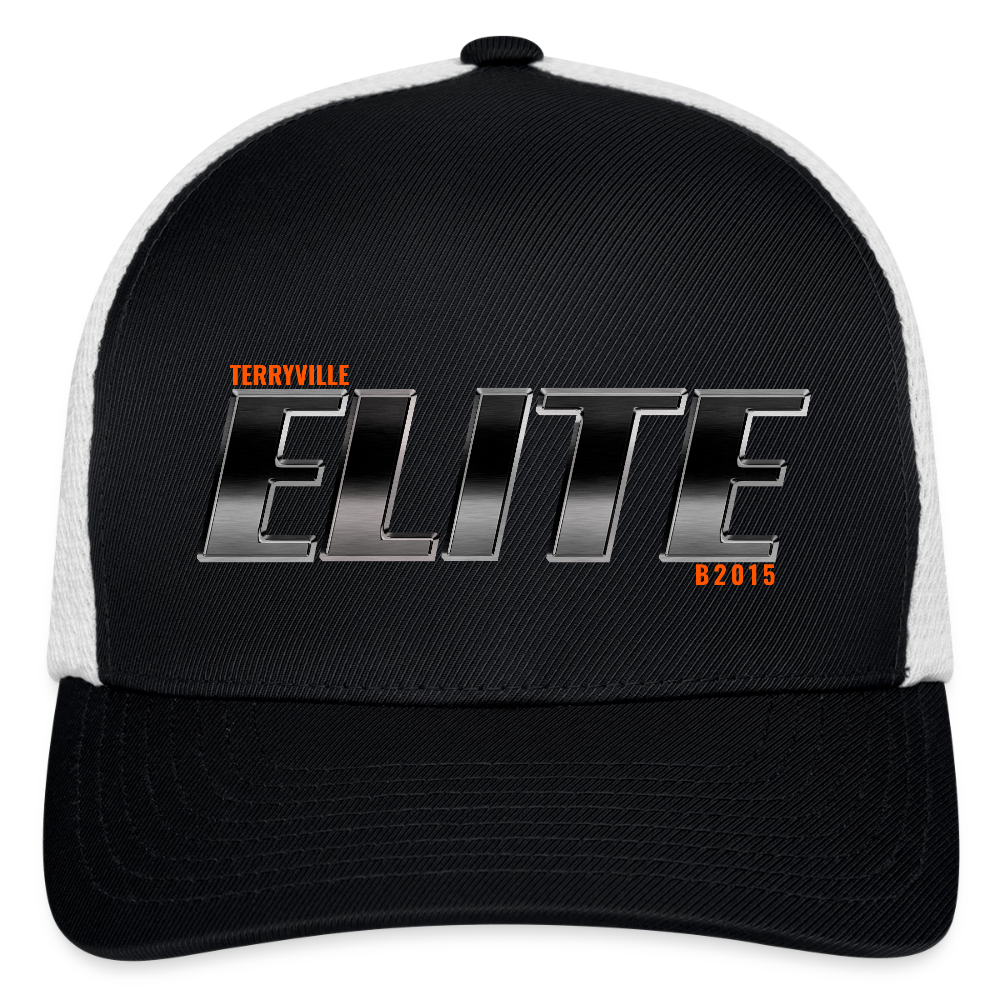 Flexfit Fitted Baseball Cap - black/white