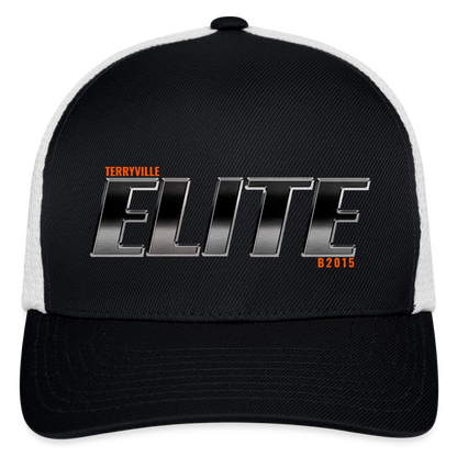 Flexfit Fitted Baseball Cap - black/white