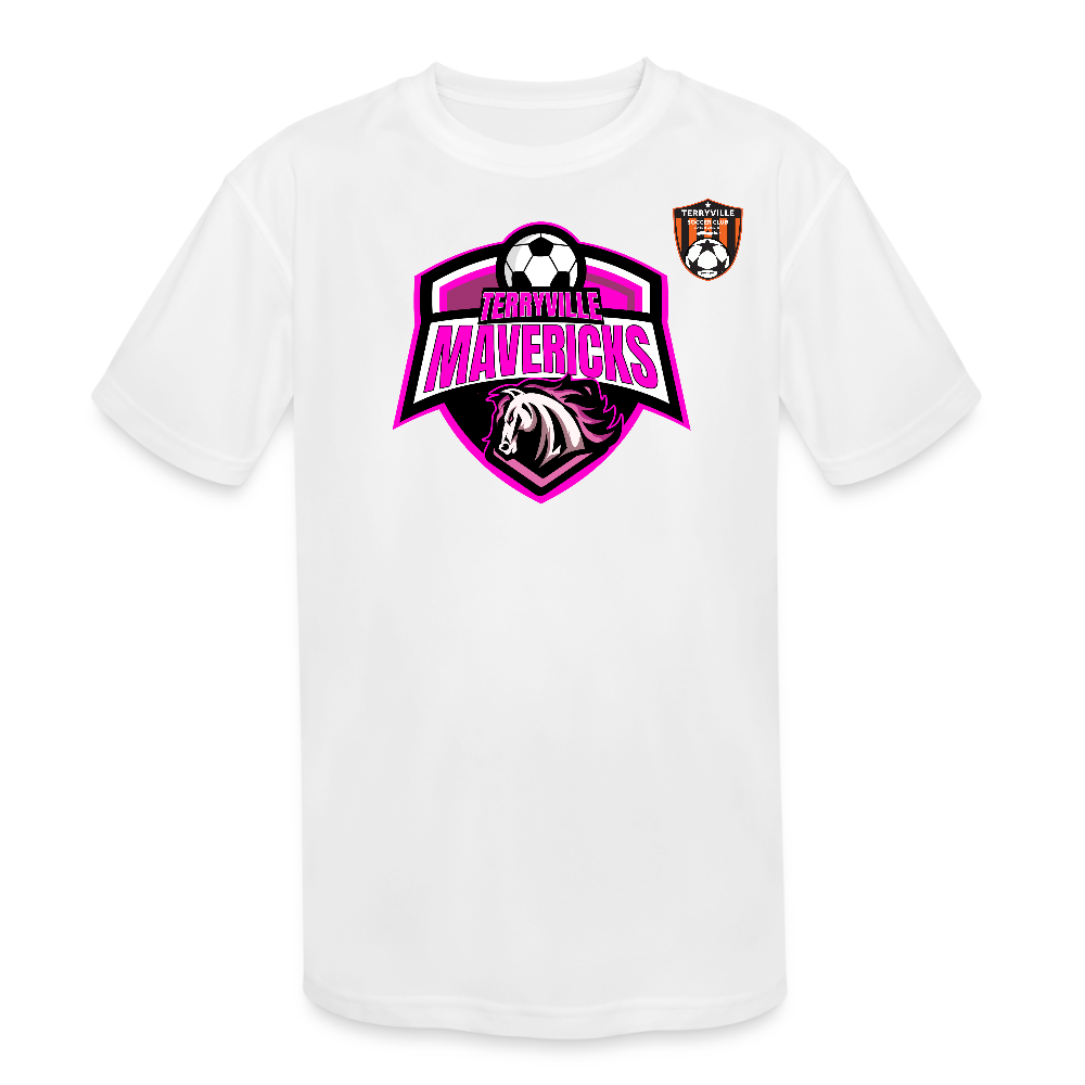 Kids' Moisture Wicking Performance T-Shirt - white