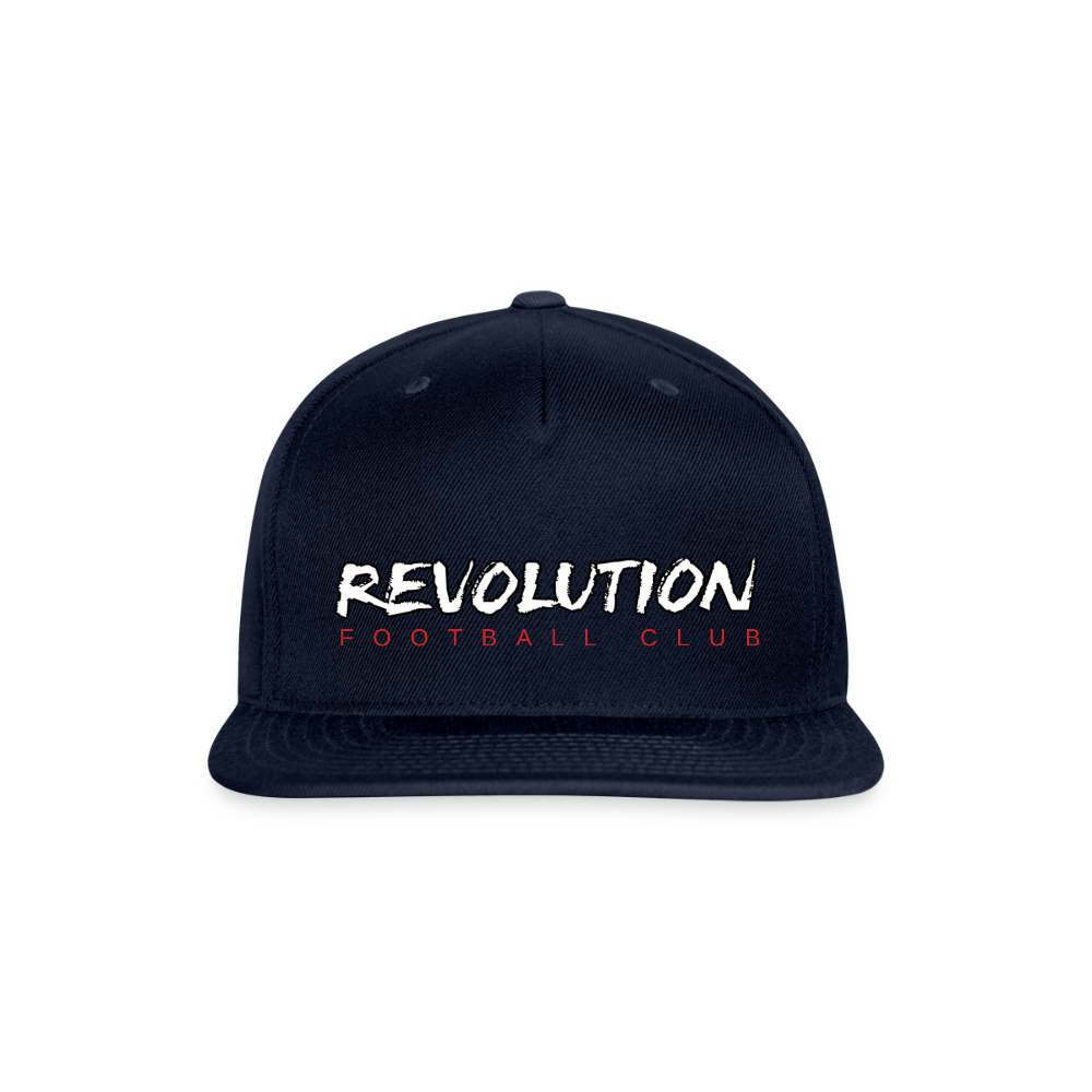 Snapback Baseball Cap - navy
