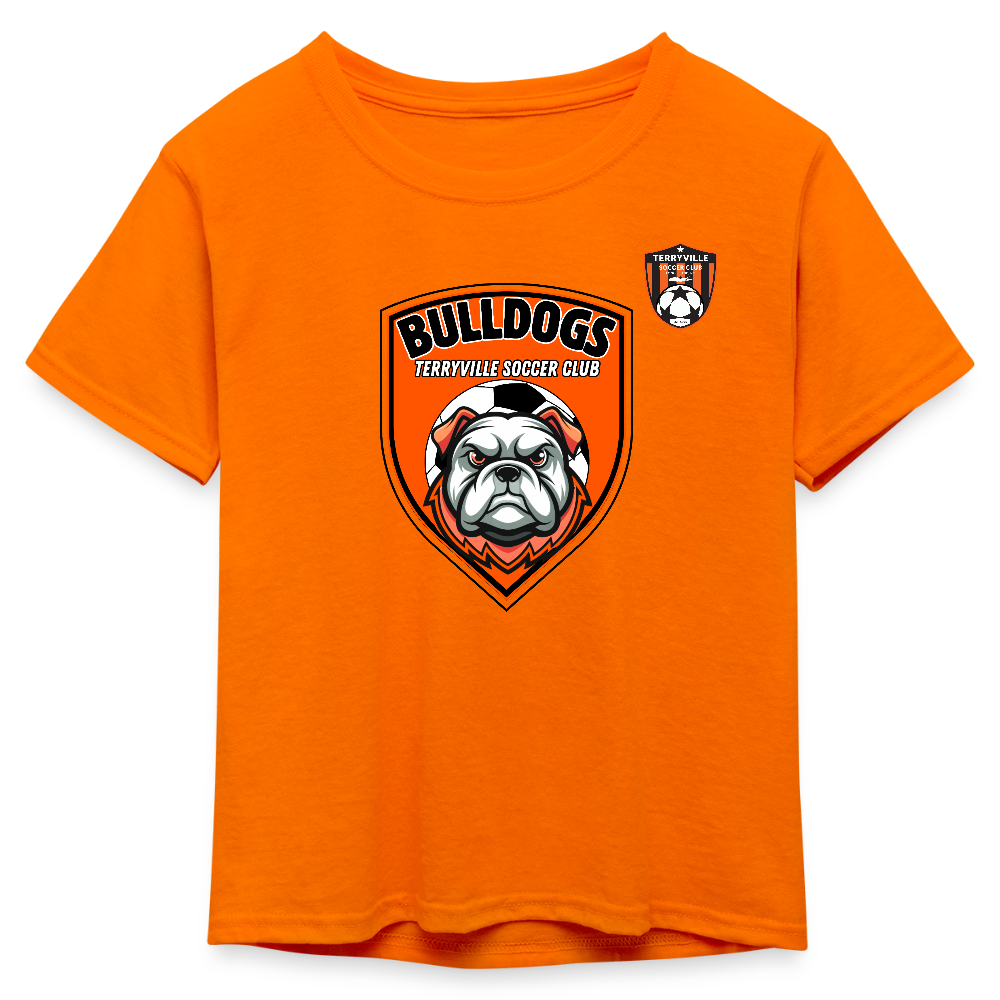 Kid's 50/50 Neon T-Shirt - neon orange