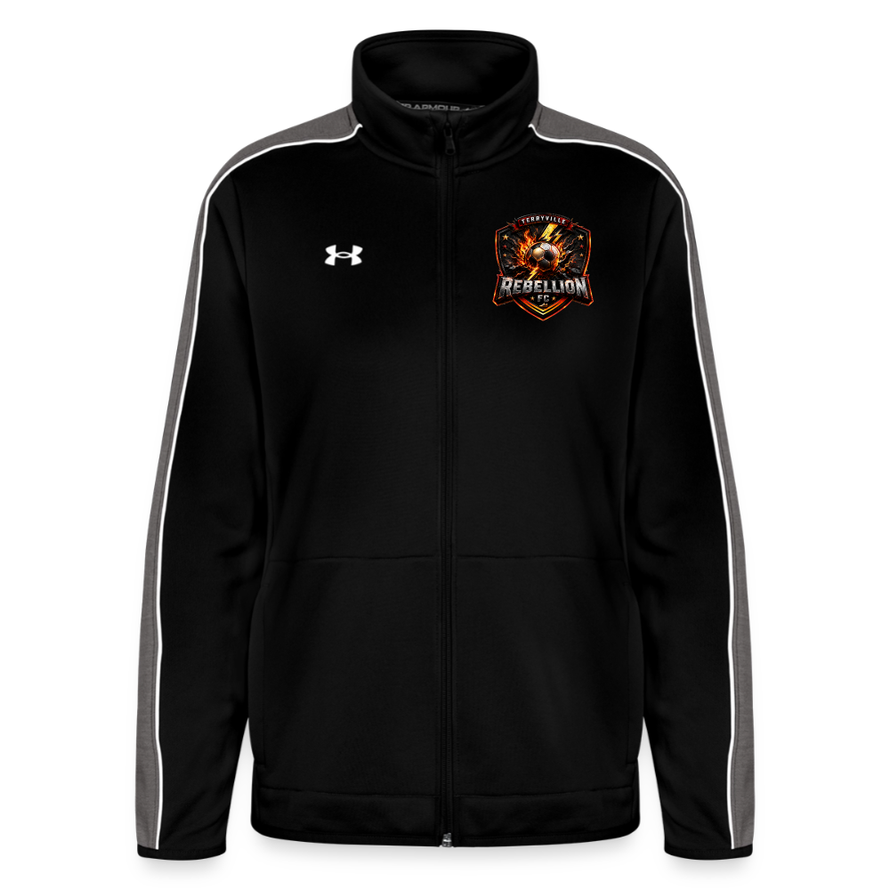 Under Armour Women's Command Full Zip 2.0 - black/white