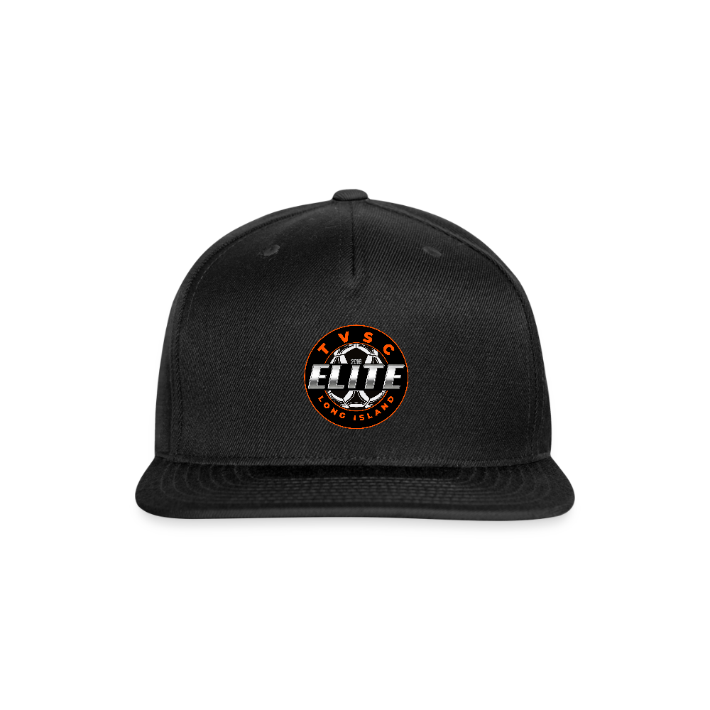 Snapback Baseball Cap - black