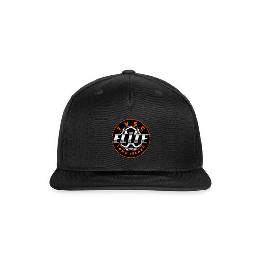 Snapback Baseball Cap - black