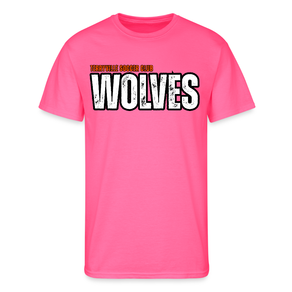 50/50 T-Shirt - neon pink