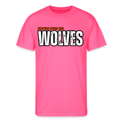 50/50 T-Shirt - neon pink
