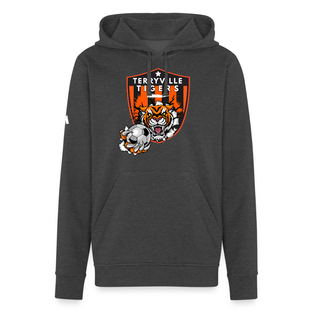 Adidas Unisex Fleece Hoodie - charcoal grey