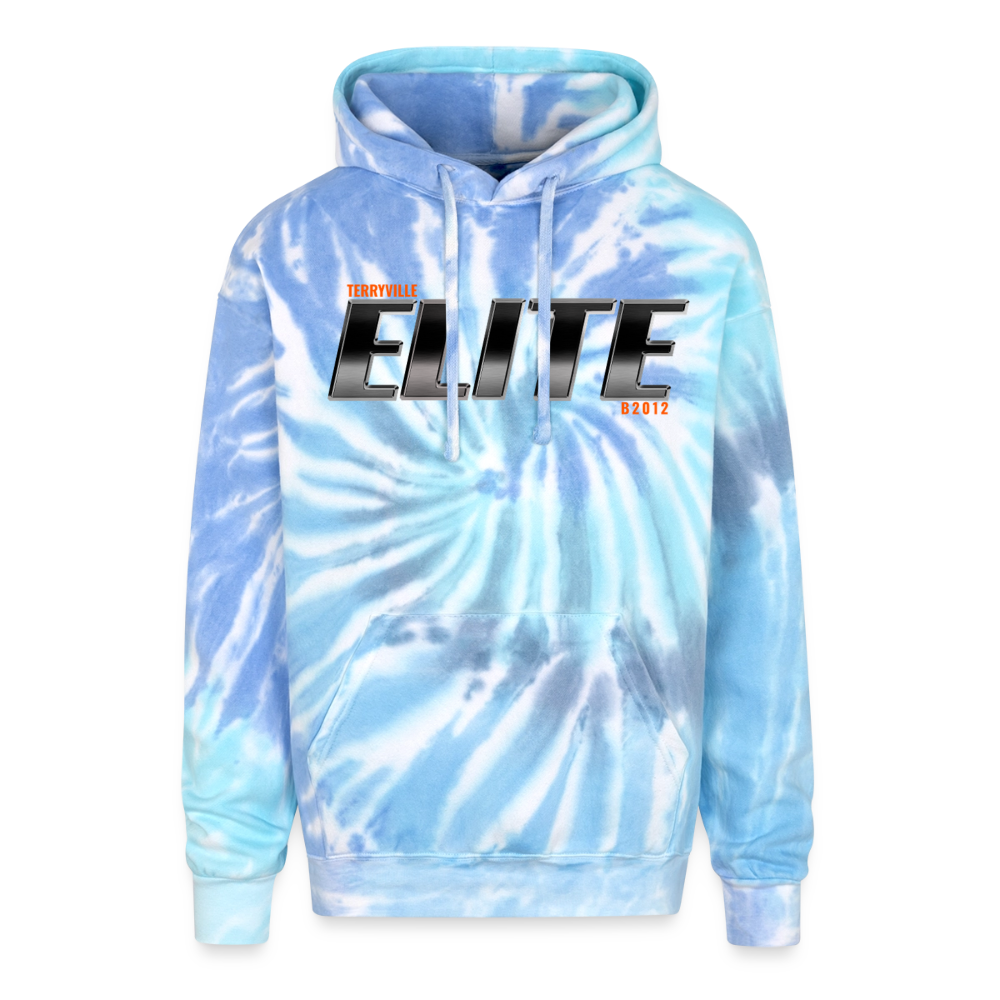 Adult Tie Dye Hoodie - blue lagoon