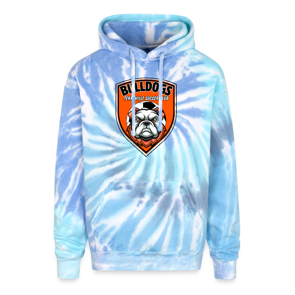 Adult Tie Dye Hoodie - blue lagoon