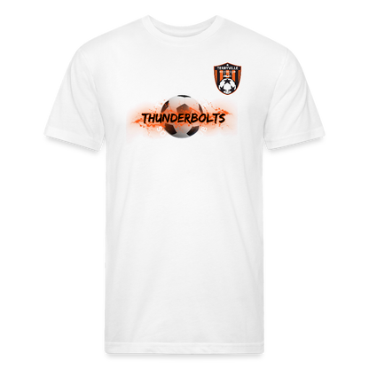 Fitted Cotton/Poly T-Shirt by Next Level - white