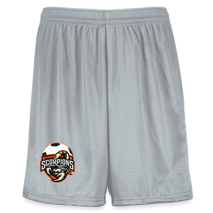 Augusta Sportswear Youth Modified Mesh Short - silver