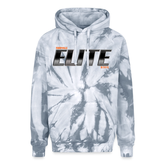 Adult Tie Dye Hoodie - spider silver