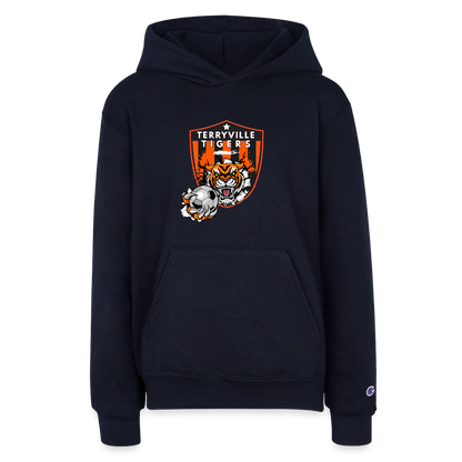 Champion Youth Hoodie - navy