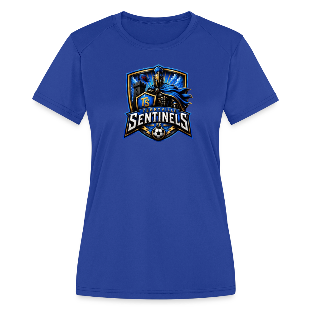 Women's Moisture Wicking Performance T-Shirt - royal blue