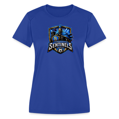 Women's Moisture Wicking Performance T-Shirt - royal blue