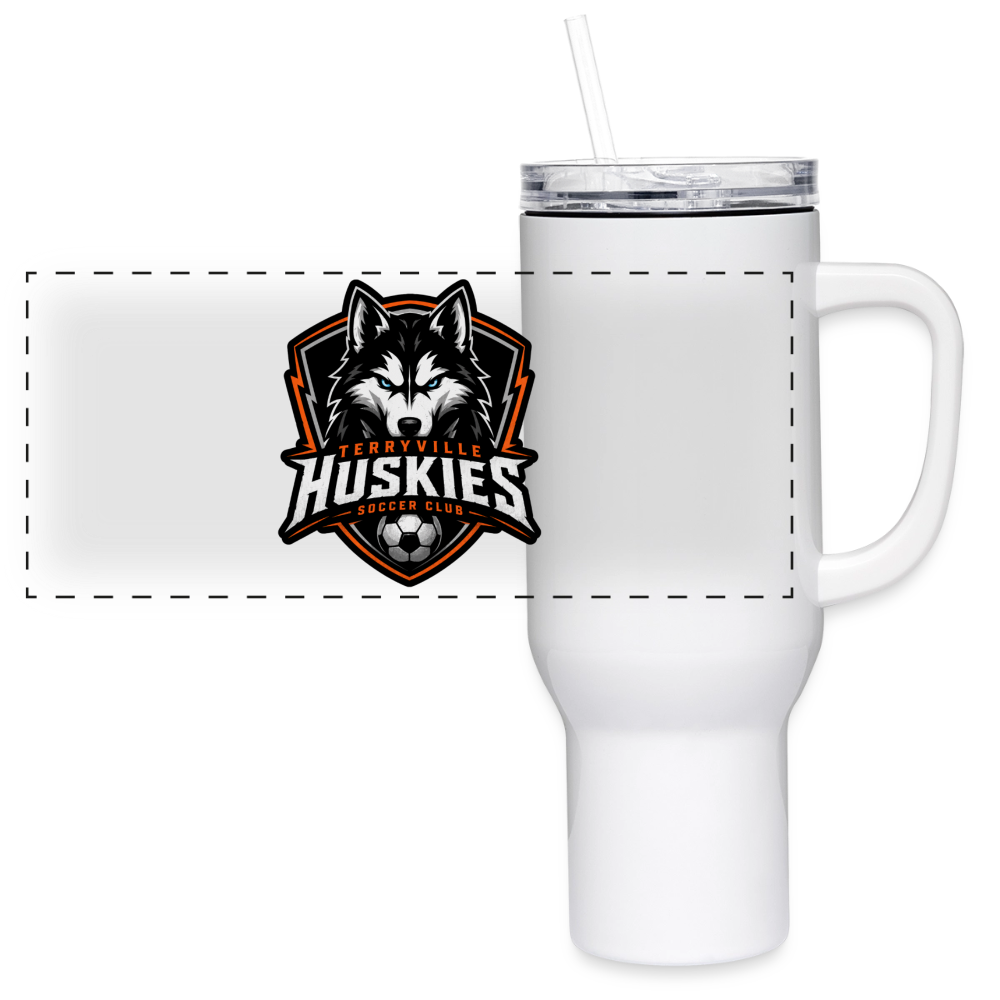 40 oz Travel Tumbler - white