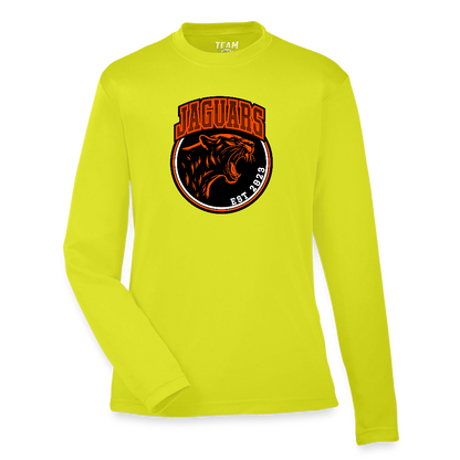 Youth Zone Performance Long-Sleeve T-Shirt - safety yellow