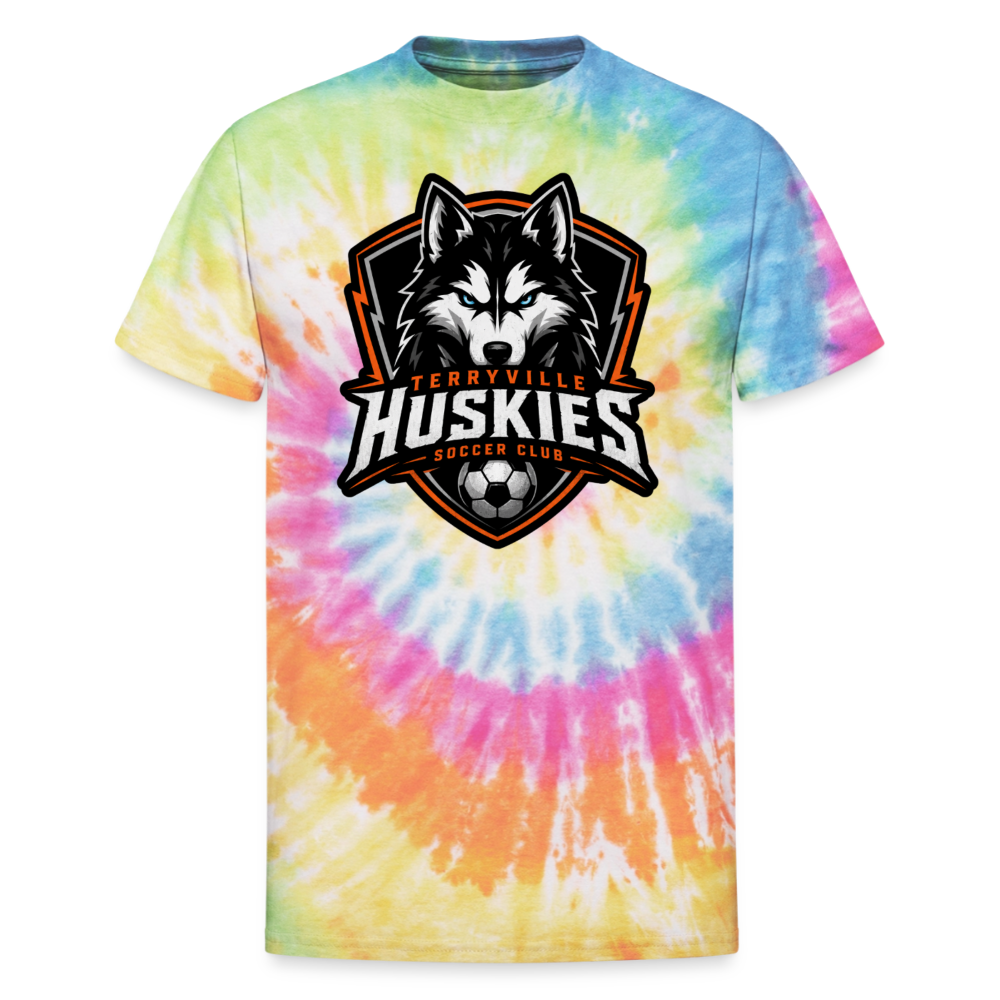 Unisex Tie Dye T-Shirt - rainbow