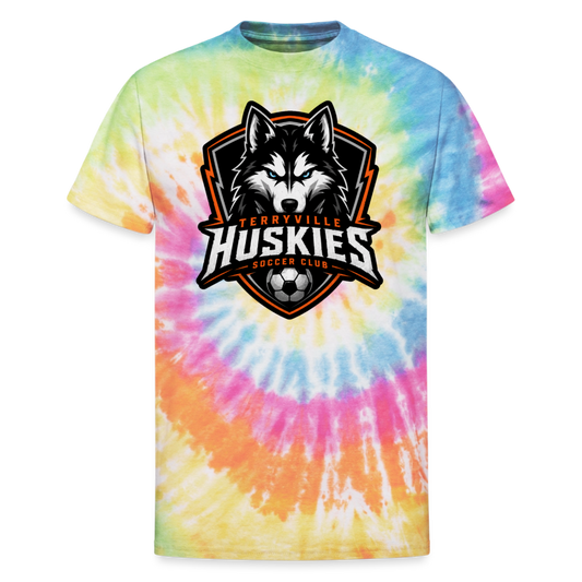 Unisex Tie Dye T-Shirt - rainbow