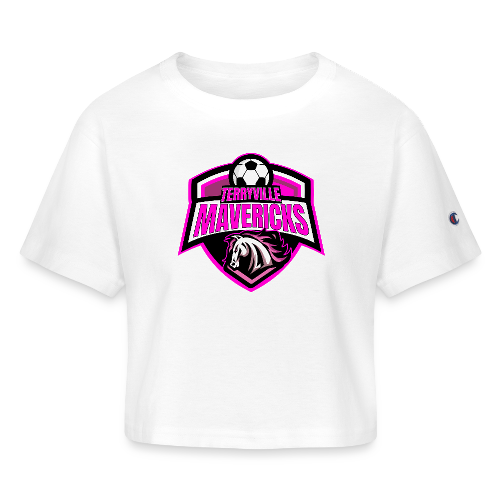 Champion Women’s Cropped T-Shirt - white