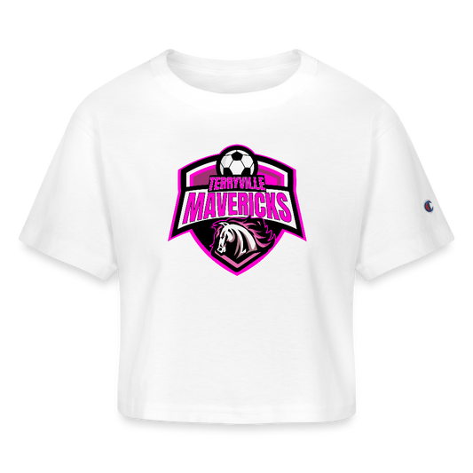 Champion Women’s Cropped T-Shirt - white