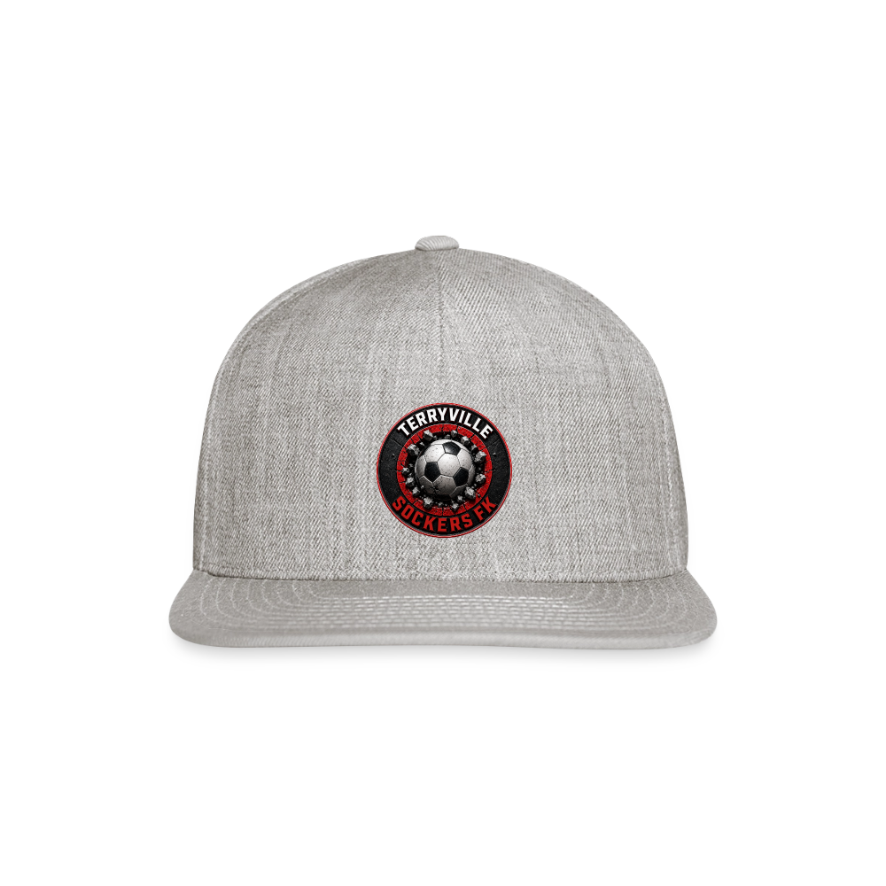 Snapback Baseball Cap - heather gray