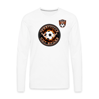 Men's Premium Long Sleeve T-Shirt - white