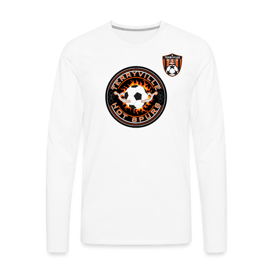 Men's Premium Long Sleeve T-Shirt - white
