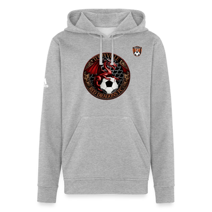 Adidas Unisex Fleece Hoodie - heather gray