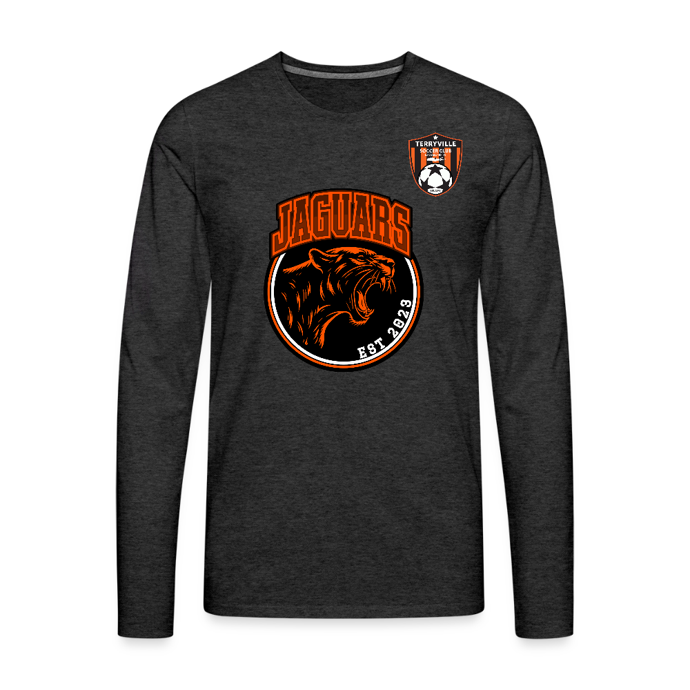 Men's Premium Long Sleeve T-Shirt - charcoal grey