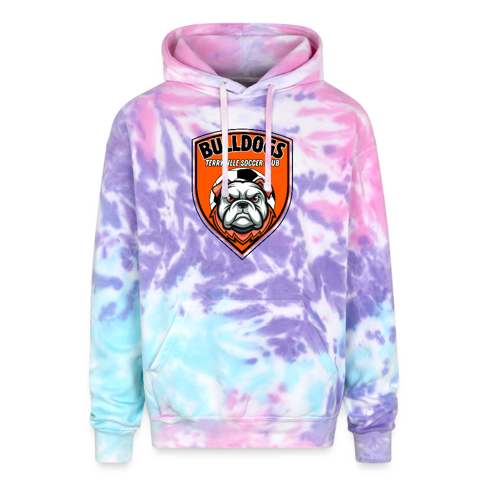 Adult Tie Dye Hoodie - cotton candy